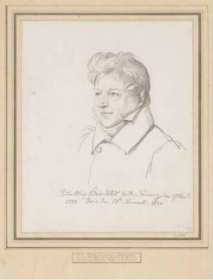 Bildnis Bröndsted, Peter Olaf (1780-1842), Archäologe