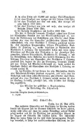 Schulfeste : [III. Gymnasien und Realschulen]