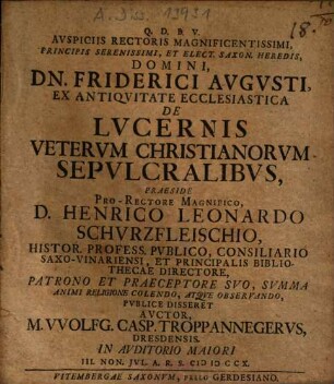 De Lvcernis Vetervm Christianorvm Sepvlcralibvs
