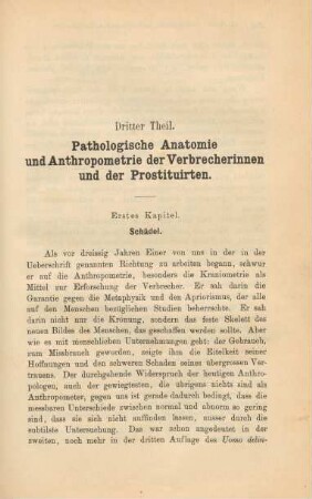 Erstes Kapitel. - Schädel