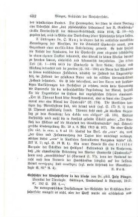 632-634 [Rezension] Bünger, Fritz, Geschichte der Neujahrsfeier in der Kirche