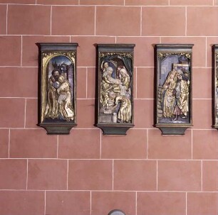 Sechs Szenen aus dem Marienleben — Begegnung von Joachim und Anna, Geburt Marias und Tempelgang