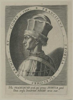 Bildnis des Herzogs Francesco Sforza I. von Mailand