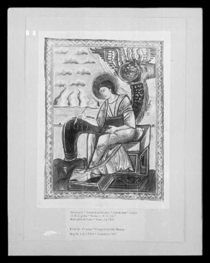 Codex 12: Evangeliar — Evangelistenbild Markus, Folio 47 verso