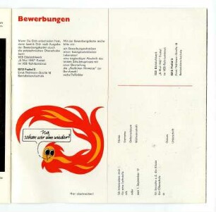 Prospekt: VEB Edelstahlwerk "8. Mai 1945" Freital