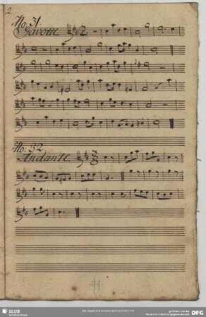32. Anonymus, Andante, D-Dur