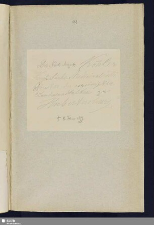 91. Köhler, Carl August
