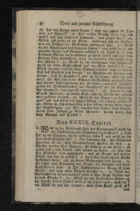 Das XXXIX. Capitel.