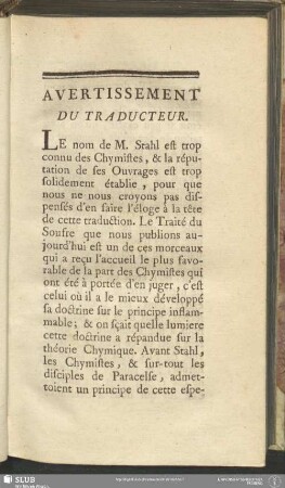 Avertissement Du Traducteur