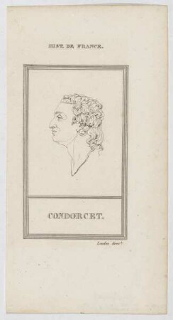Bildnis des Jean Antoine Nicolas de Caritat de Condorcet