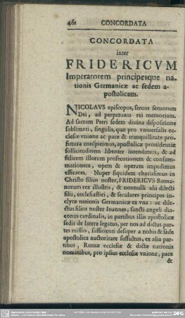 Concordata inter Fridericum Imperatorem principesque nationis Germanicae ac sedem apostolicam