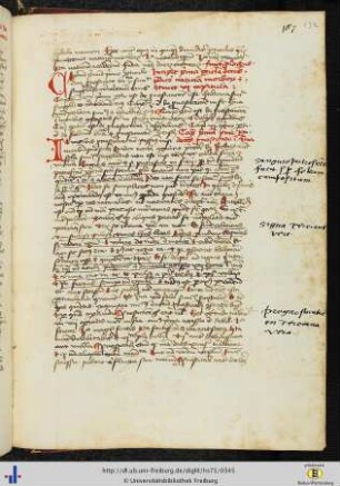 (172r - 206v) Capitula, dann Text.