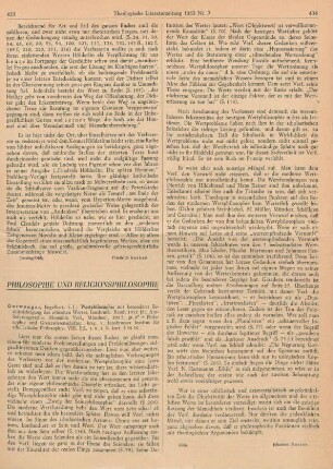 433-434 [Rezension] Gutwenger, Engelbert, Wertphilosophie