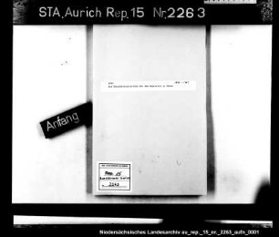 Die Geschäftsverteilung bei dem Magistrat in Esens