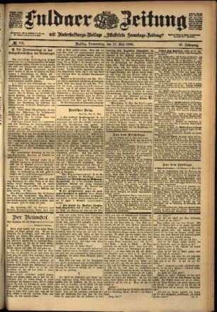 Ausgabe vom Donnerstag, den 17. Mai 1900.