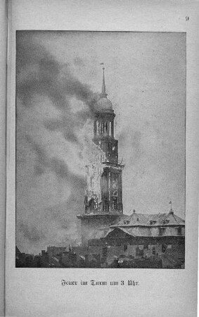 Feuer im Turm um 3 Uhr.