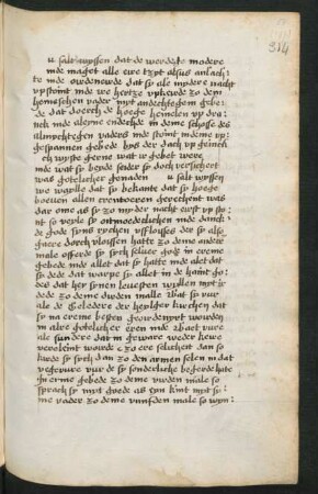 Betrachtung vom Leben Mariae (unvollst.)
