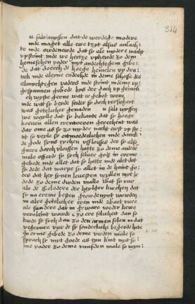 Betrachtung vom Leben Mariae (unvollst.)