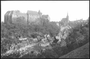 Leisnig. Schlossberg und Schloss Mildenstein