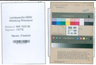 Entnazifizierung Friedrich Neven , geb. 09.10.1902 (Schlosser)