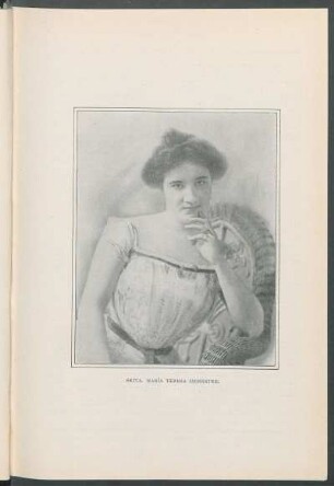 Srita. María Teresa Demestre. [Retrato]