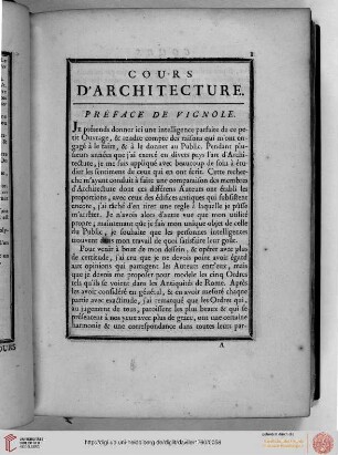 Cours d'architecture