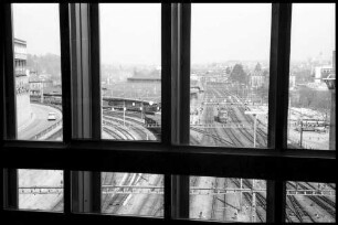 Bern: Hauptbahnhof Bern, Gleisanlagen, vom oberen Stockwerk