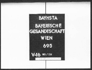 Verschiedene Schreiben an Ritter