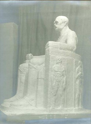 Billing, Hermann; Bingerbrück - Elisenhöhe (Rheinland-Pfalz); Bismarck-Nationaldenkmal - Skulptur Otto von Bismarck (Gipsmodell)