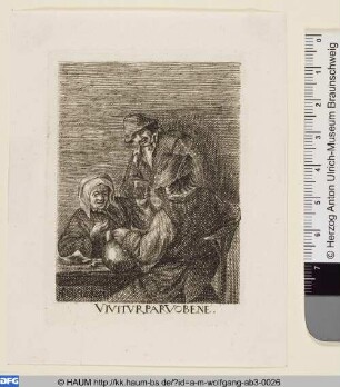[Trinkende Bauern; Peasants drinking]