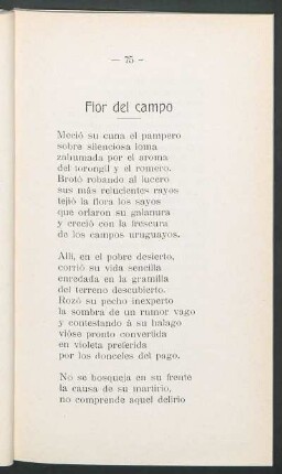 Flor del campo