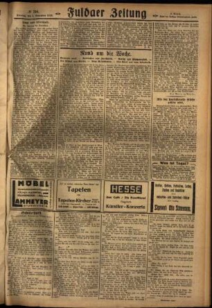 Zweite Ausgabe vom Sonntag, den 04. November 1928.