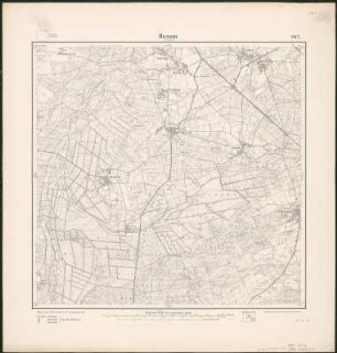 Meßtischblatt 1812 : Husum Kr. Nienburg, 1899 : Husum Kr. Nienburg. - Aufn. 1897. - 1:25000. - [Berlin]: Reichsamt für Landesaufnahme, 1899. - 1 Kt.