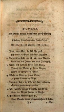 Wilhelm Abraham Teller Versuch einer Psalmen Uebersetzung und gemeinnützigen Erklärung an vier Haupt Psalmen gemacht und Kennern zur Prüfung vorgelegt