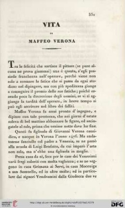 Vita di Maffeo Verona