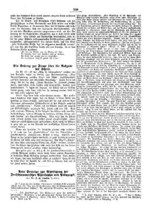 Neue Beiträge zur Würdigung der Frohschammerschen Philosophie und Pädagogik : (Schluß)