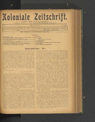 Nr. 31. Berlin, 28. Juli 1911. 12. Jahrgang.