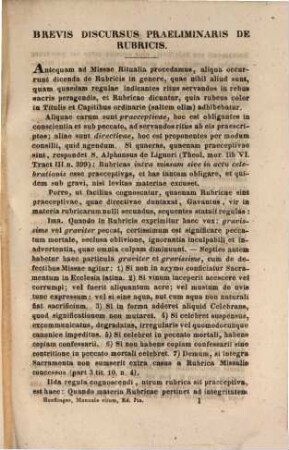 Manuale rituum in SS. Sacrificio missae et in aliis ecclesiasticis functionibus observandorum in usum neo-sacerdotum
