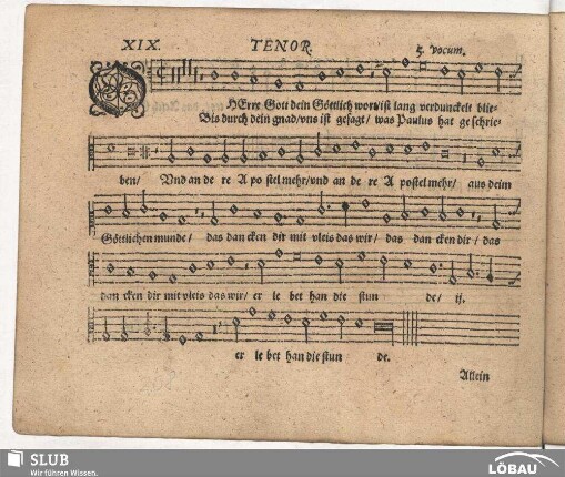 XIX. O Herre Gott dein Göttlich Wort