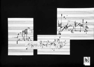 Donaueschingen: Donaueschinger Musiktage; Musikalische Grafik; "Decisions", Studie, Haubenstock-Ramati