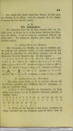 § 26. Die Zahlzeichen