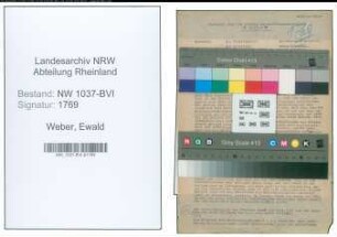 Entnazifizierung Ewald Weber , geb. 26.04.1903 (Polizist)