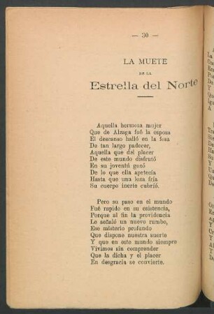 La muerte de la Estrella del Norte