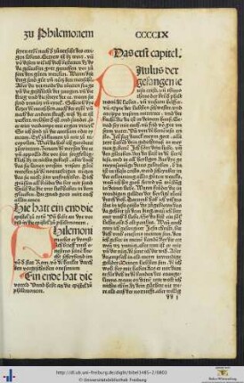 Dye vorred in die epistel zuo philemonem