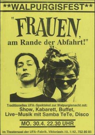 "Frauen am Rande der Abfahrt"
