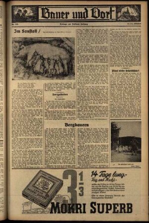 Zweite Ausgabe vom Samstag, den 12. Oktober 1935.