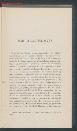 Bartolomé Hidalgo