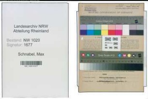 Entnazifizierung Max Schnabel , geb. 28.01.1899 (Schlosser)
