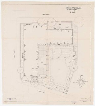 Jugoslawische Gesandtschaft, Berlin-Tiergarten: Gartenplan 1:100