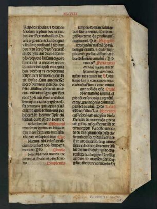 Missale Benedictinum: Blatt XLVIII